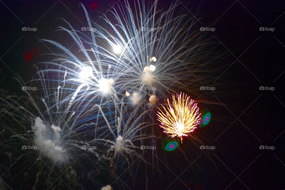 Fireworks Peacock Eyes