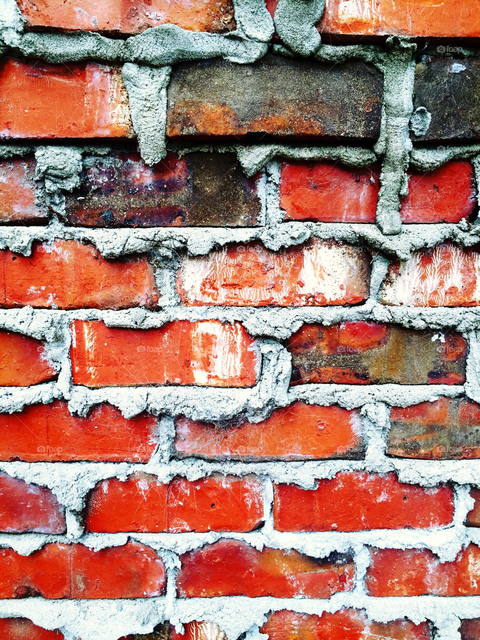 Brick wall useful as a background pattern or Texture.