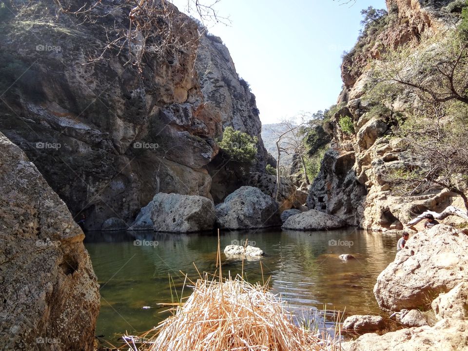 Malibu canyon swimming hole