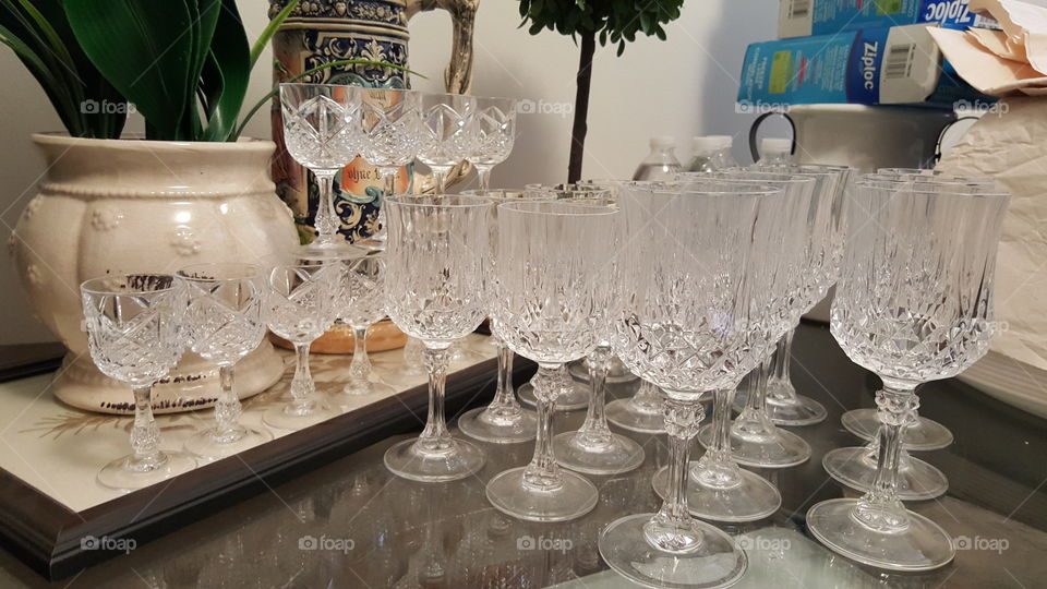 Table, Glass Items, Dining, Tableware, Glass