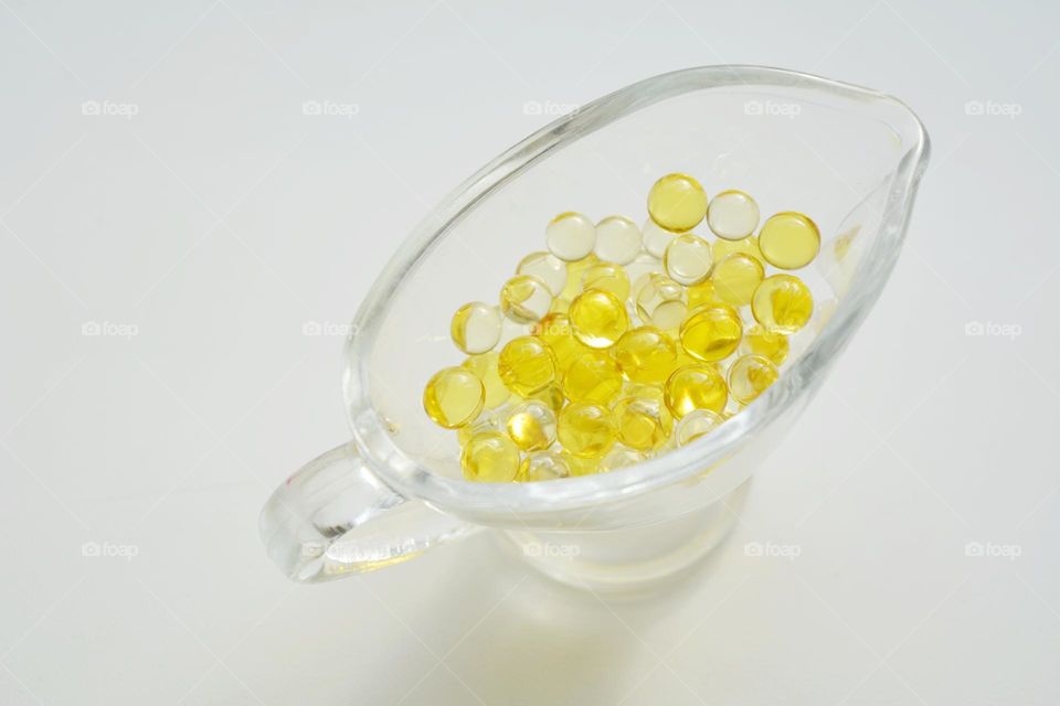 vitamin capsules oils round beautiful texture