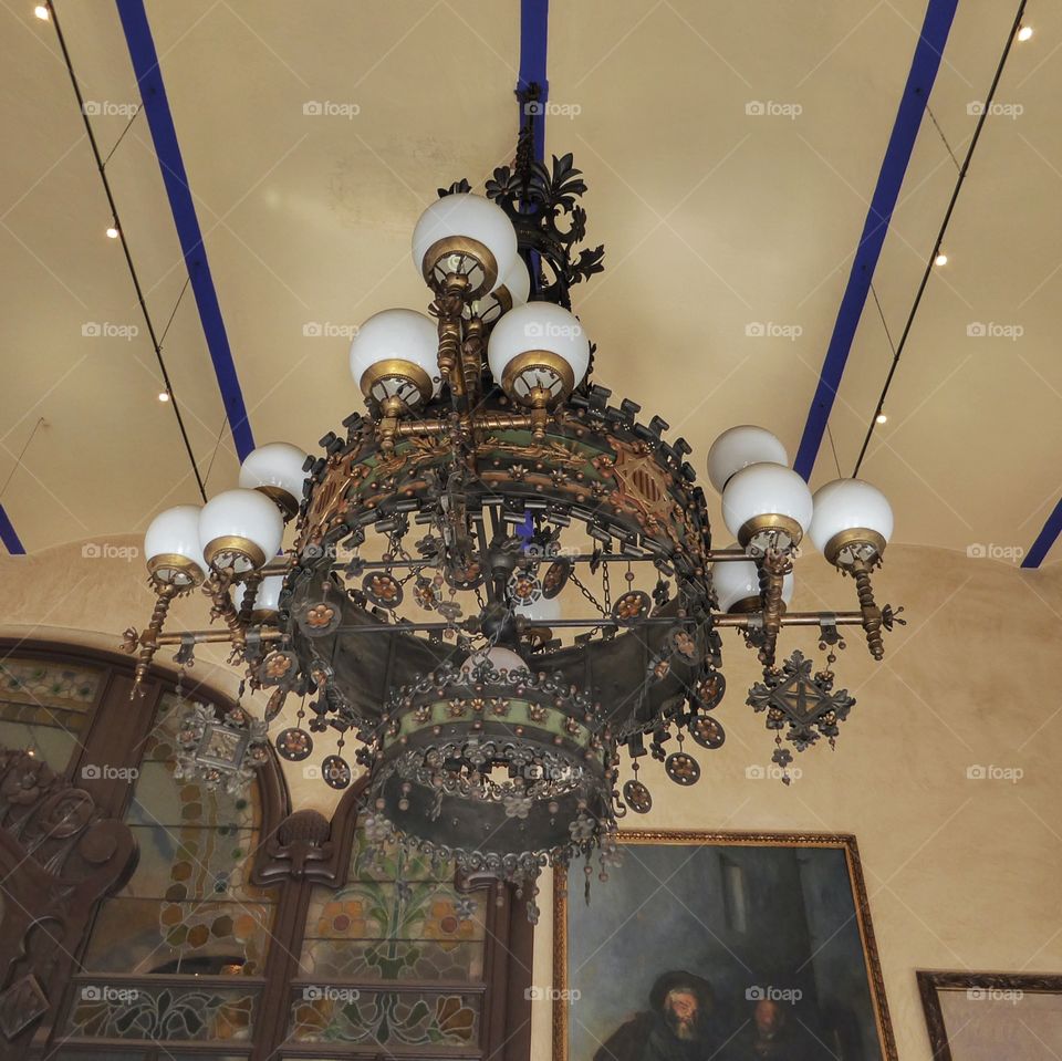 Lamp, Museum, Decoration, Chandelier, Luxury