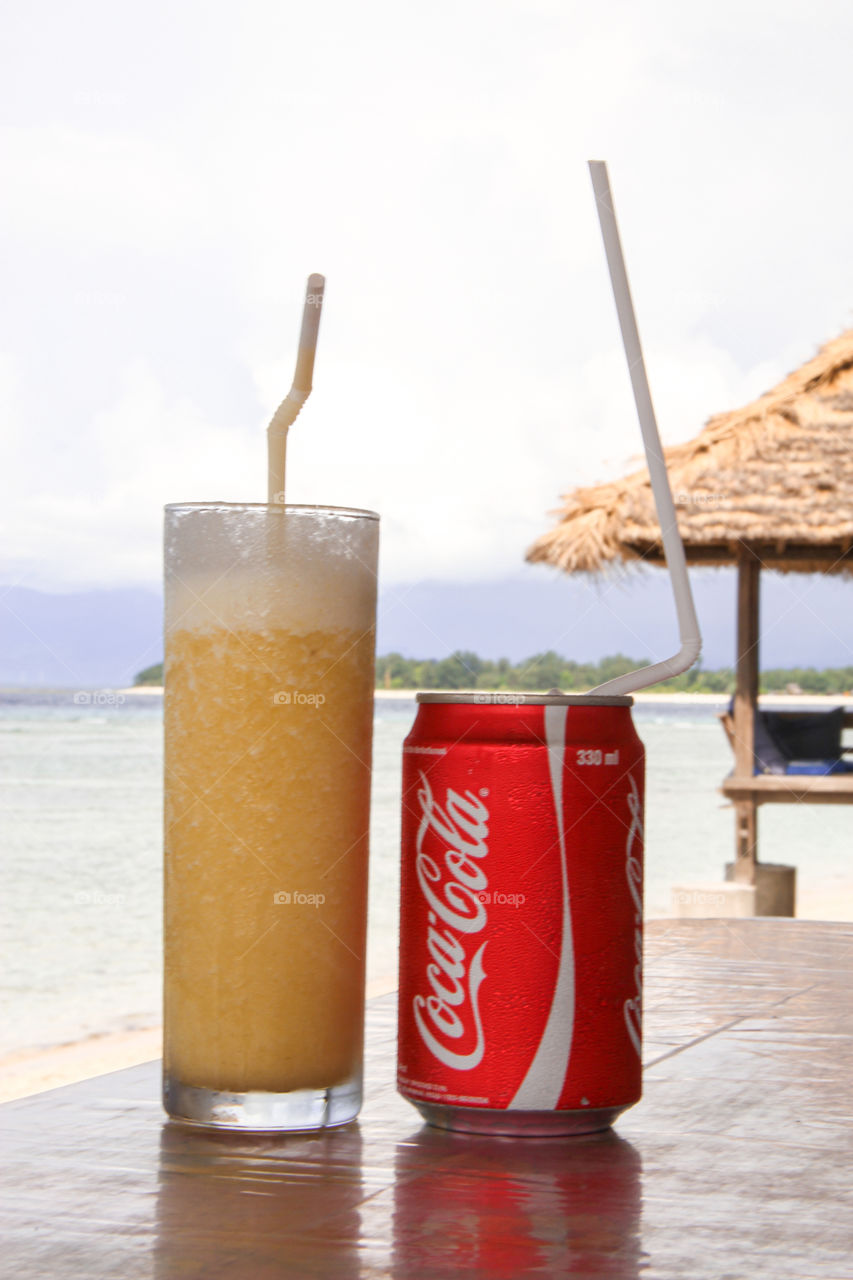 Cold tropical fruit fresh 