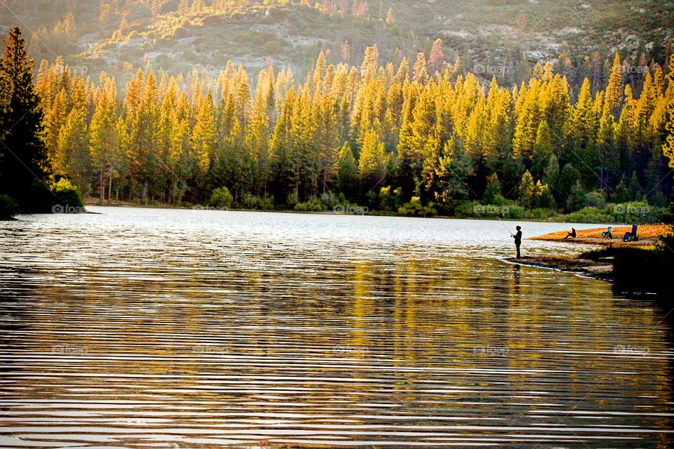 Fishing away the summer