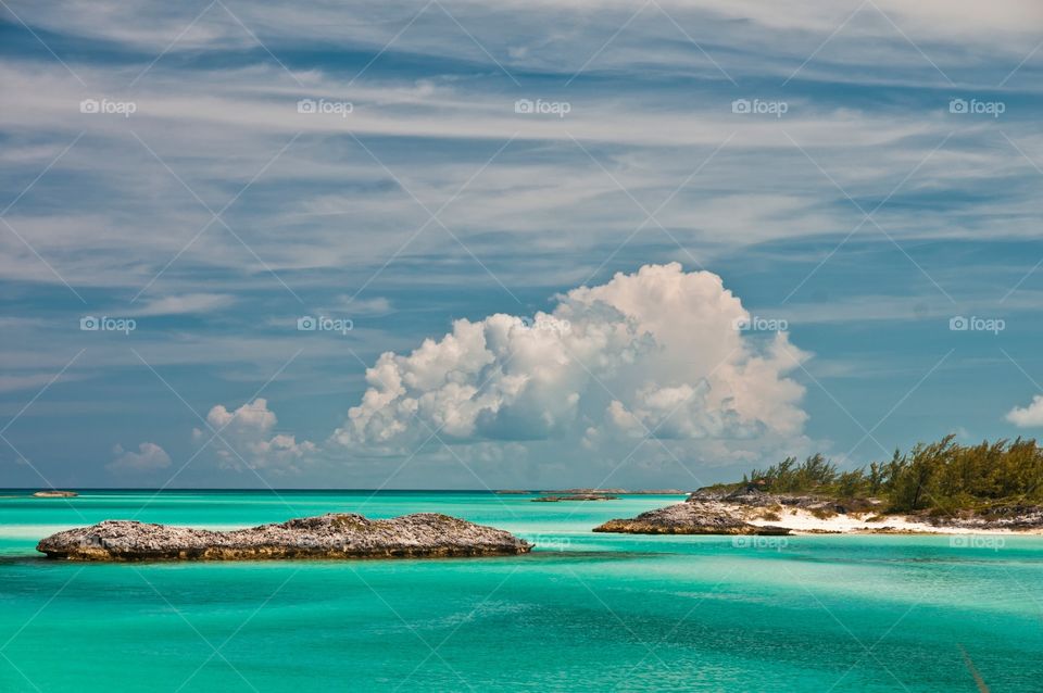 Remote island in Xuma Bahamas 