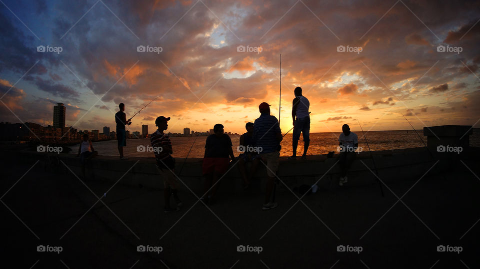 Cuban fishermen