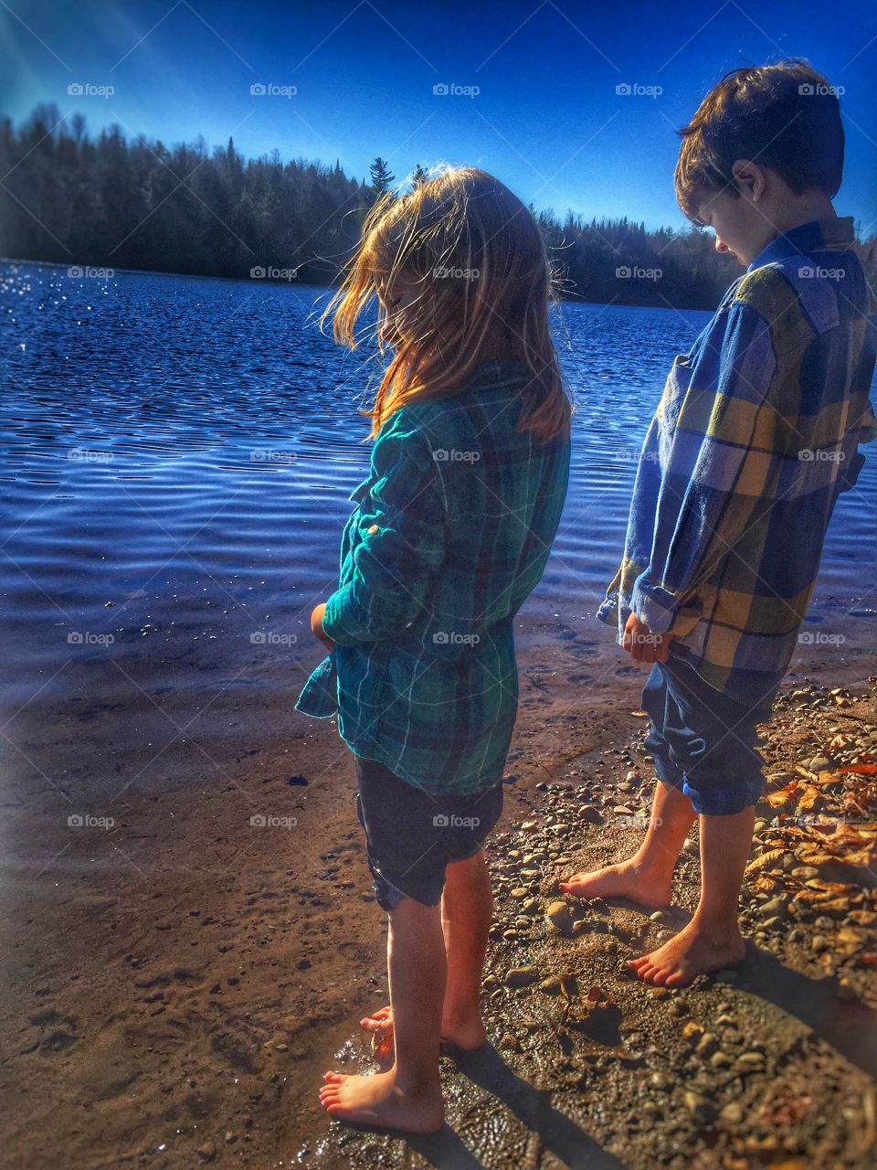 A warm fall day at Lake Kushaqua 