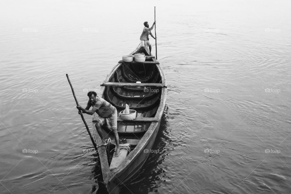 Fisherman in Kerala, India.