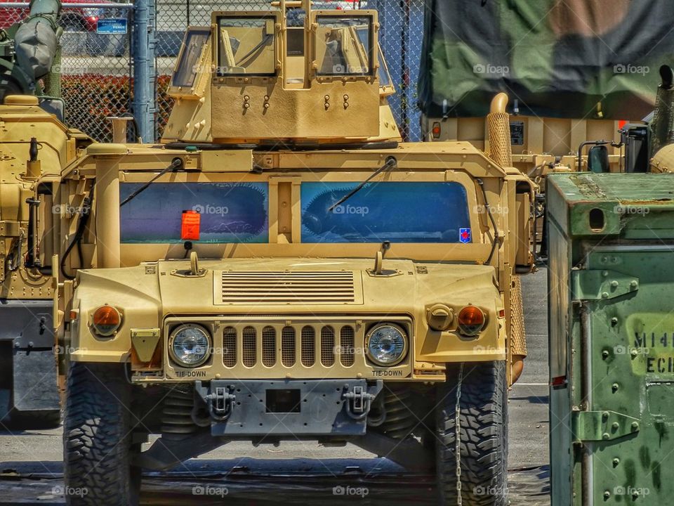 U.S. Military Humvee vehicle