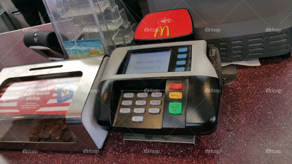 machine Mc donalds. :)