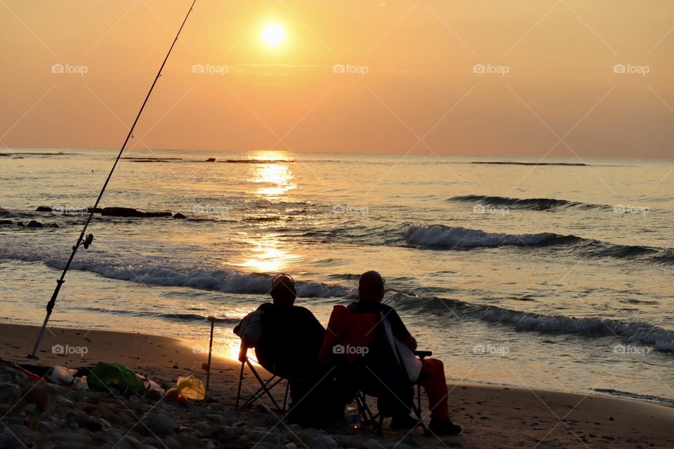 Fishermen sunset 