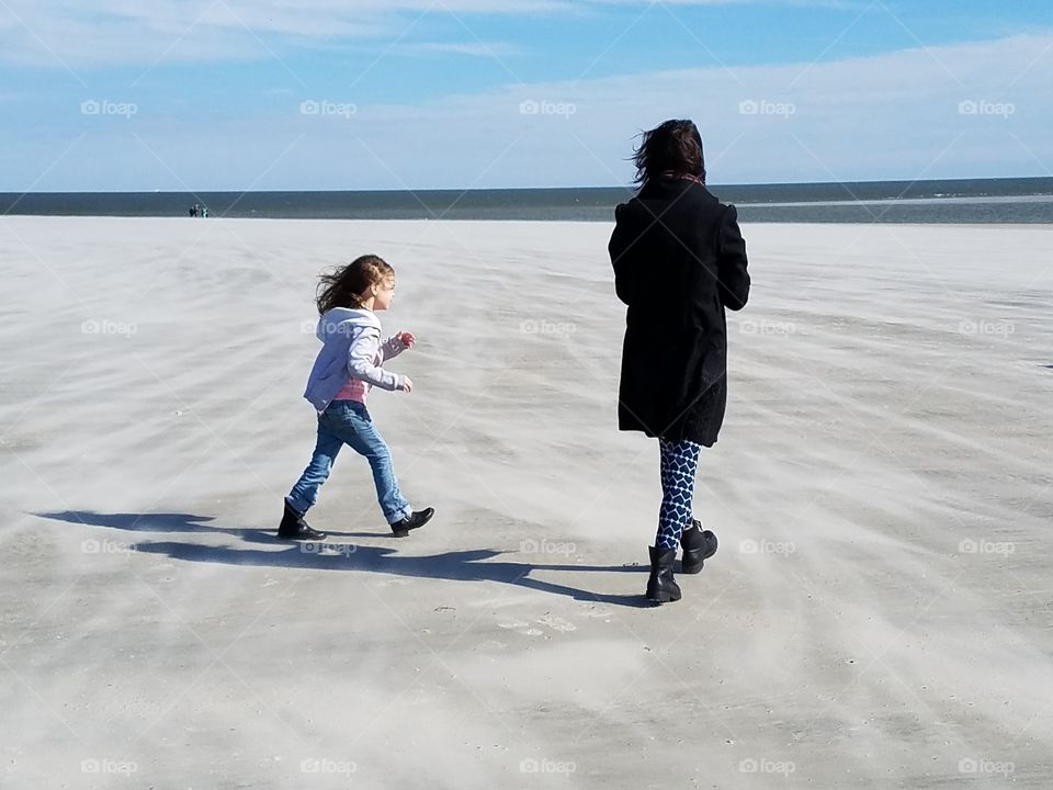 Collecting Seashells in January