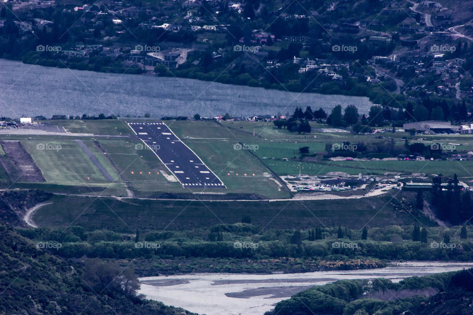 New Zealand - Queenstown Airport runway 