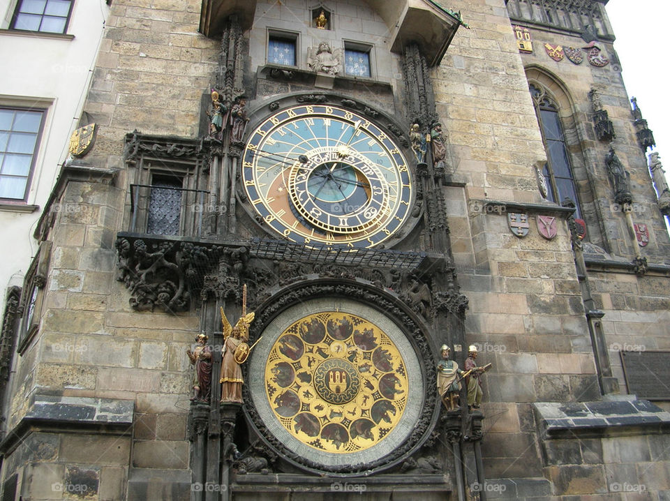 town clock time prague by jeanello