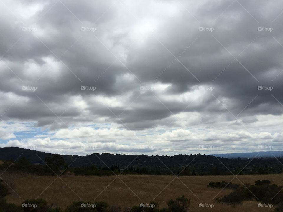 Summer Clouds . August California still dry! 