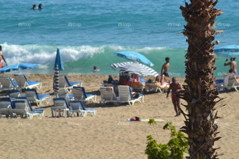 on the beach in Alanya turkey