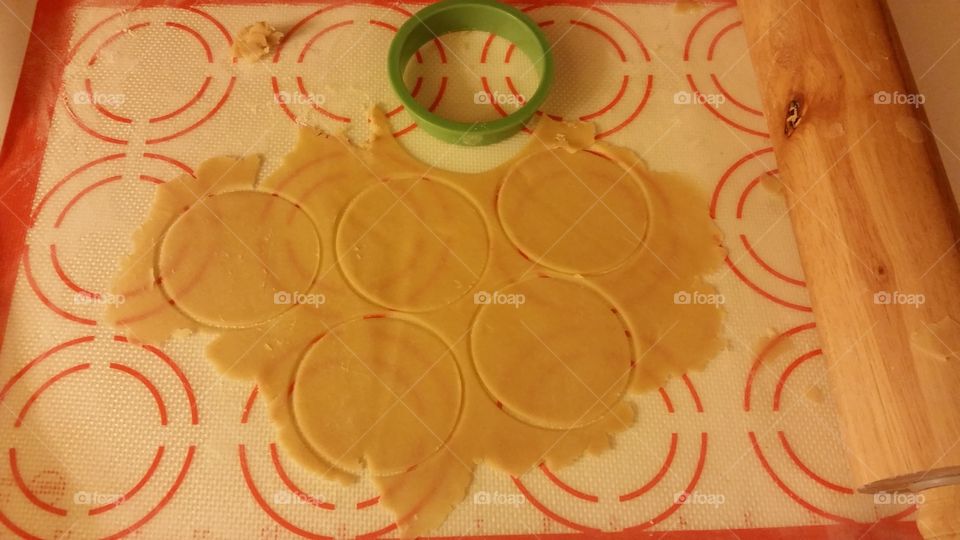 Wedding Bell Cookies in the Making. . One of the beginning steps in making my favorite cookies. 