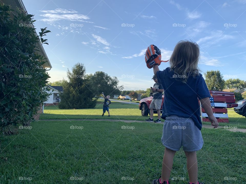 Baseball with the family