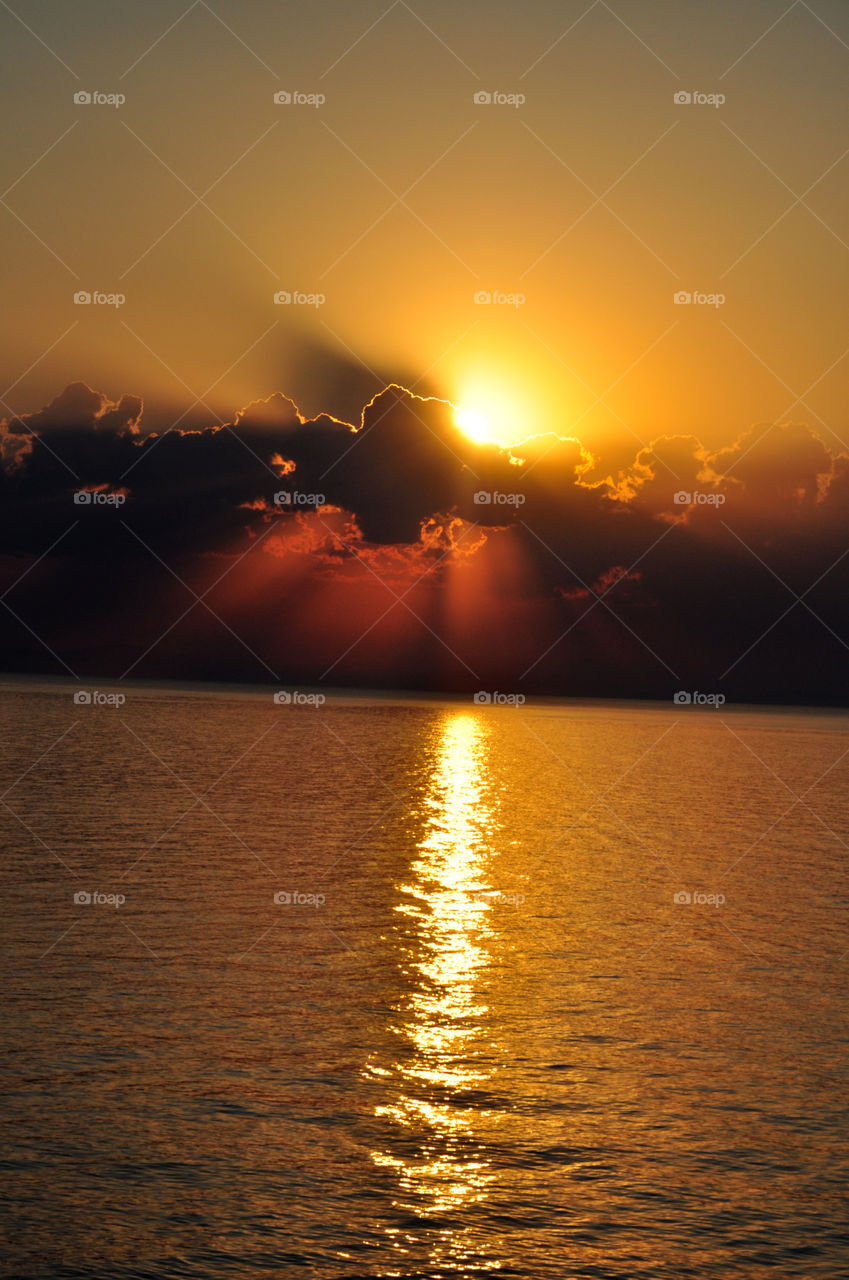 Sunrise over the Black Sea 