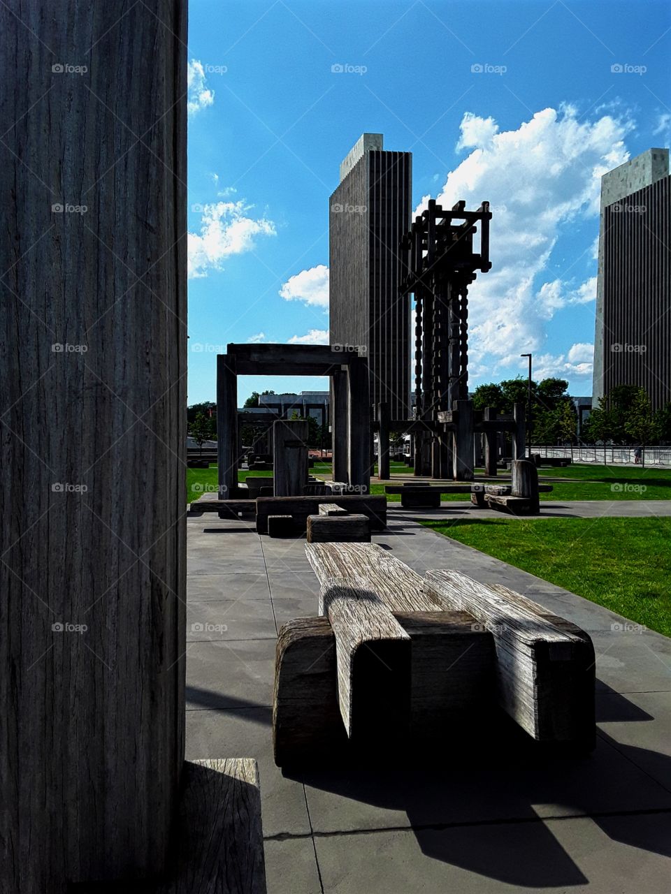 Sculptures in the park