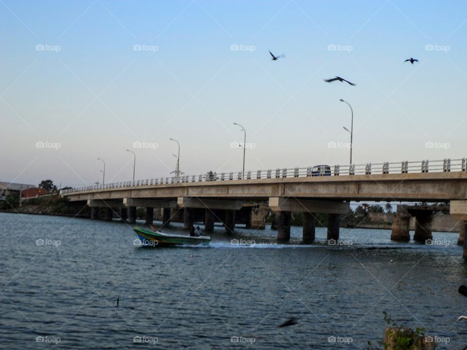 Water, Bridge, Pier, River, Transportation System