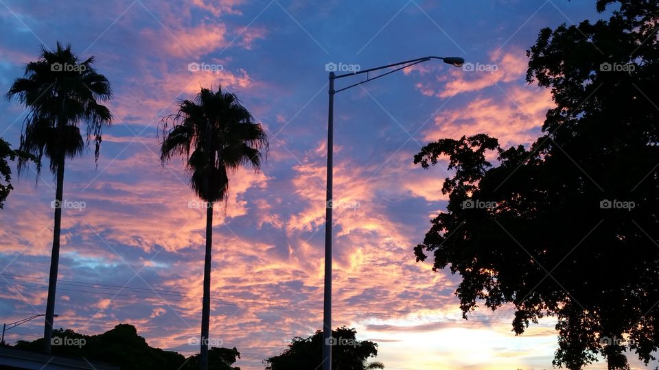 Sunset in Miramar, Florida