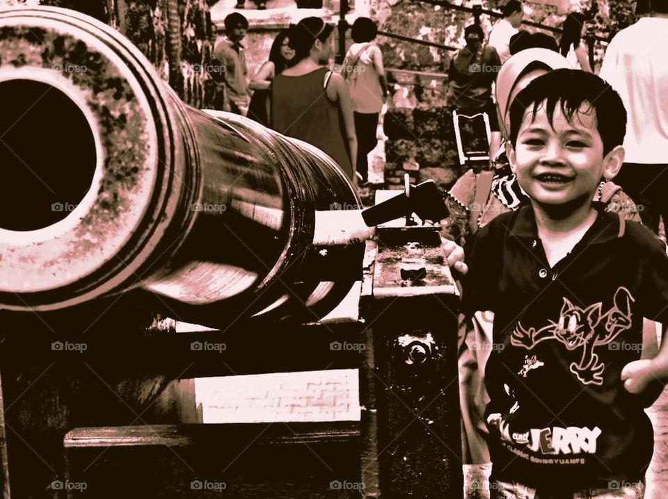 My Son and A Cannon