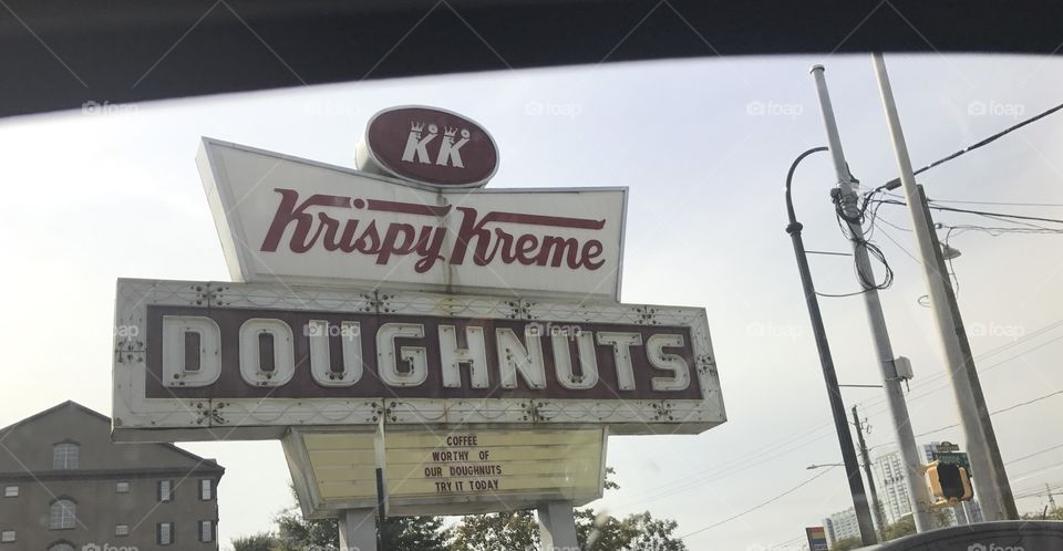 Krispy Kreme Sign Atlanta 