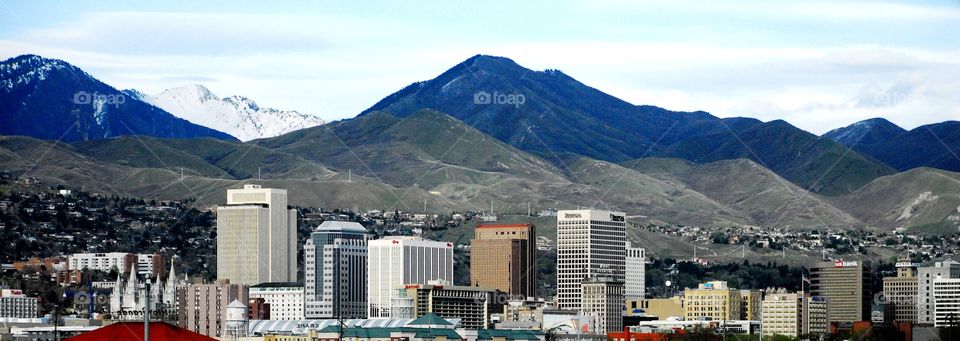 Salt Lake City, UT cityscape