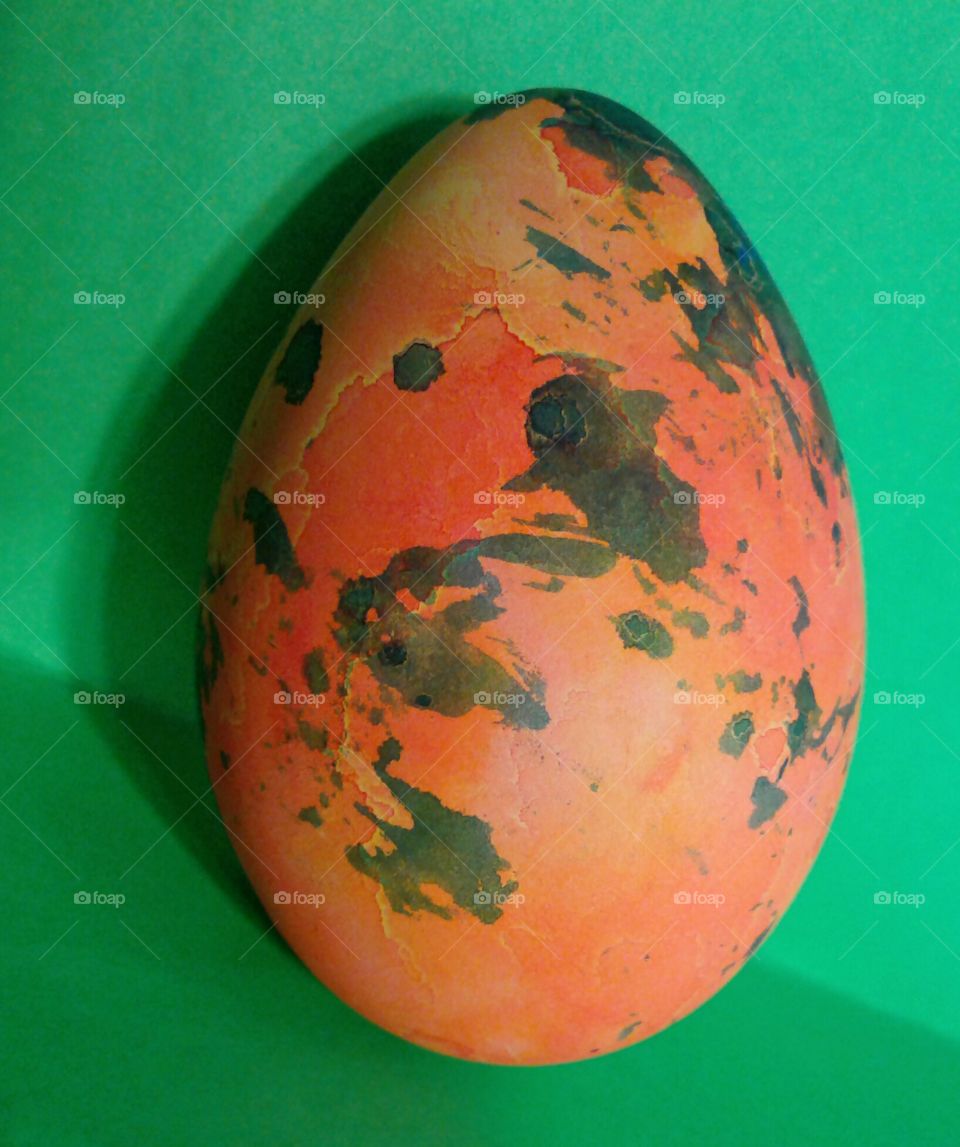 Easter egg, orange