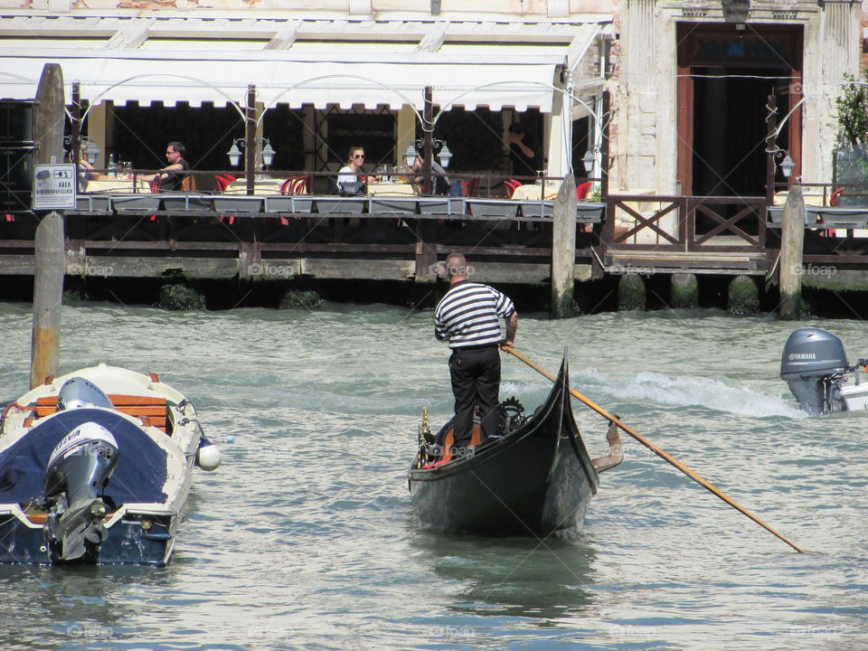 The gondola's man Venice