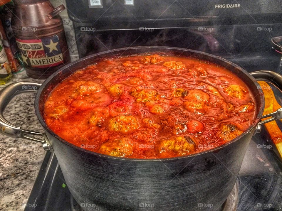 Home made Italian pasta sauce 