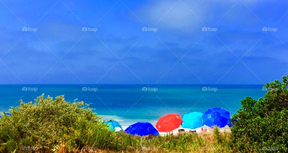 Foap Mission It’s Summertime! Colorful Umbrellas on the Beach 🏖