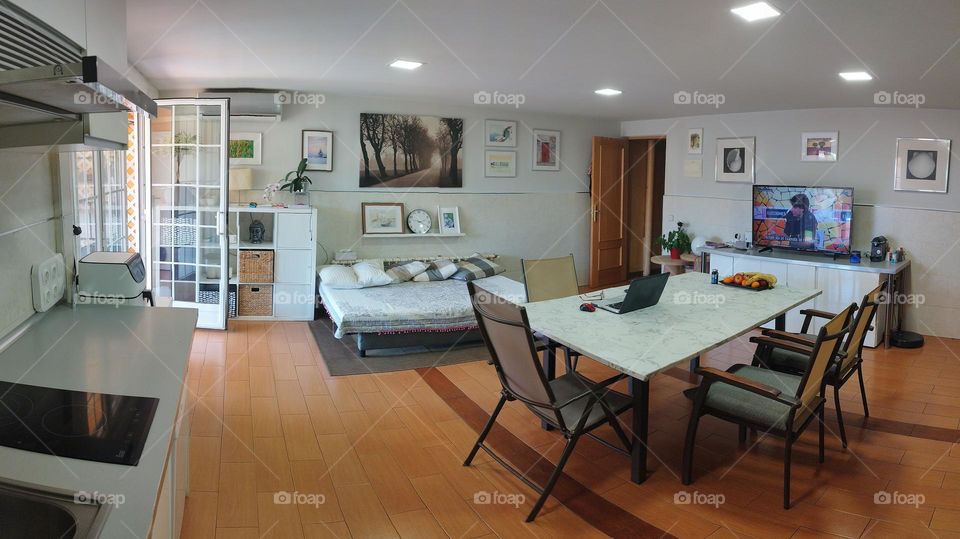 My spacious and comfortable work room.