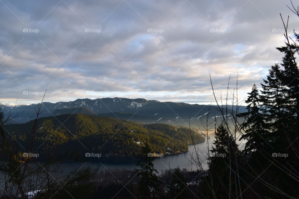 Burnaby Mountain view at Sunrise 
BC, Canada