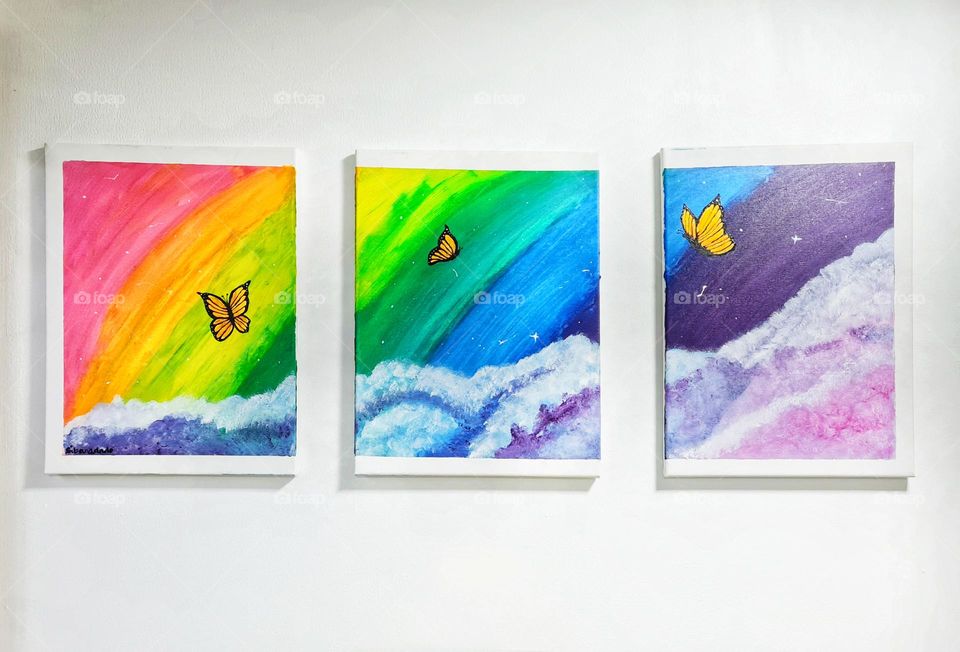 butterfly paintings