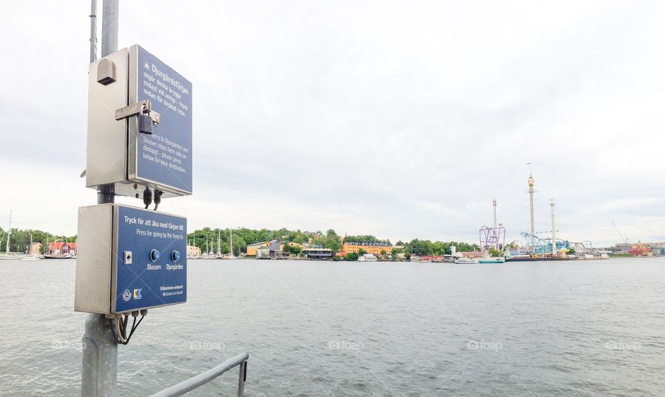 waiting for the ferry stockholm
