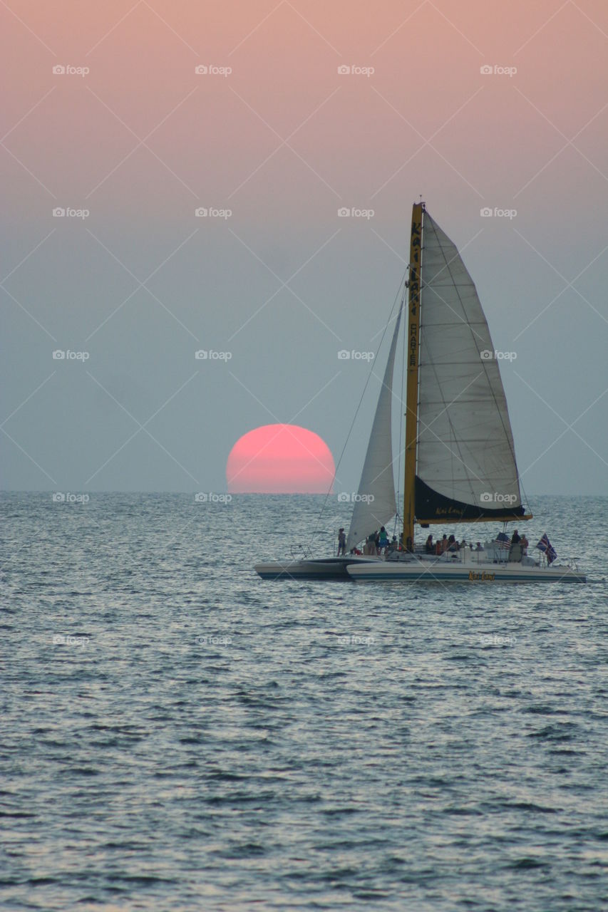 Sailing at Sunset