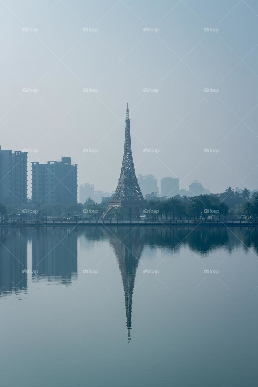 Scenic view of Replicated Eiffel Tower