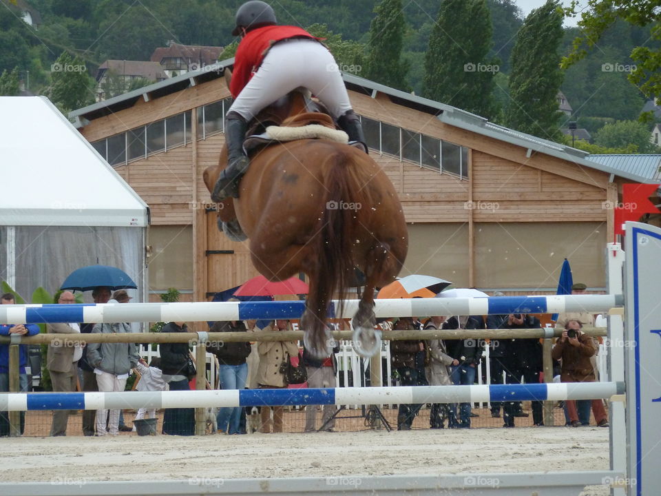 jumping in Deauville