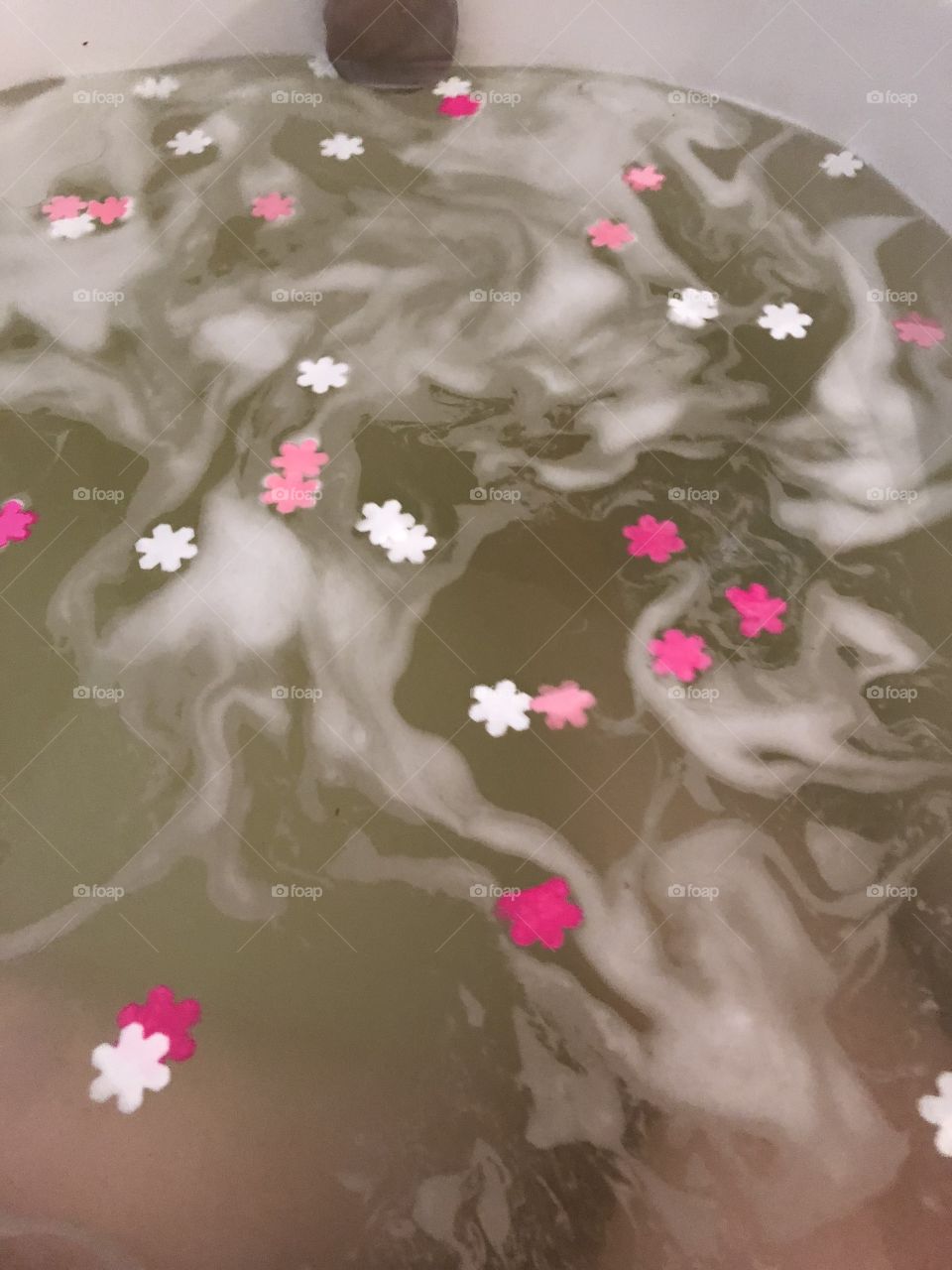 Confetti from my bath time 