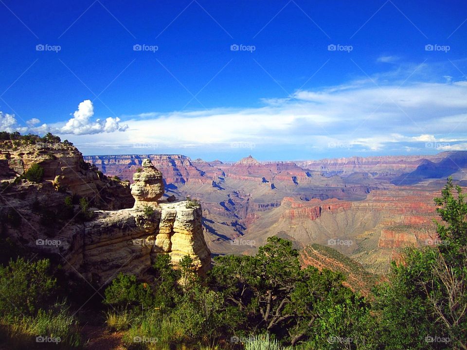 Scenic view of grand canyon