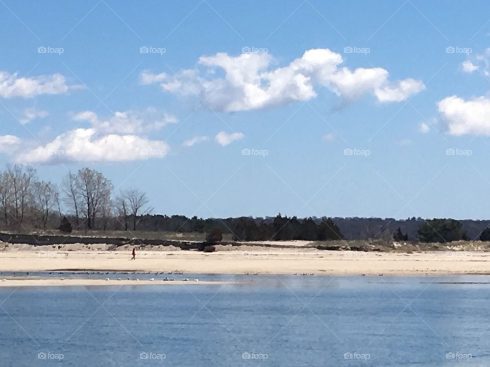 A gorgeous day at the beach. 