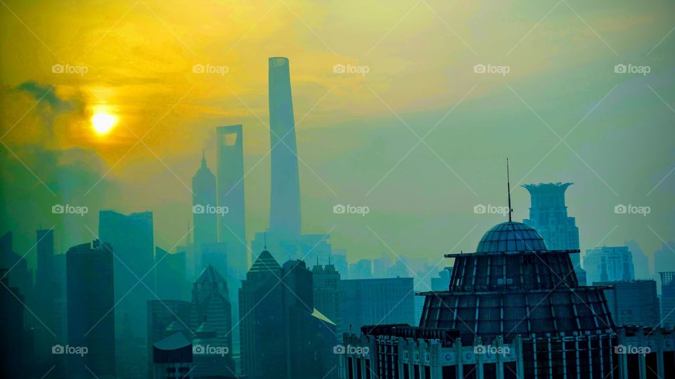 Shanghai sunrise 
