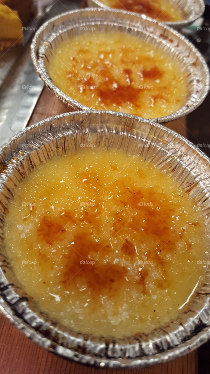 caramelized custard