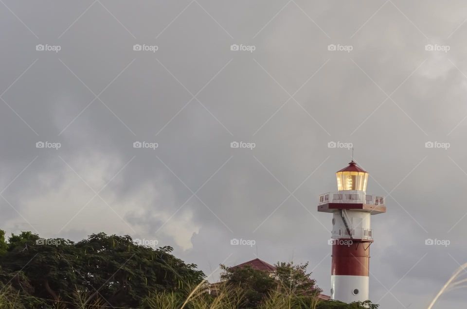 Lighthouse In The Evening