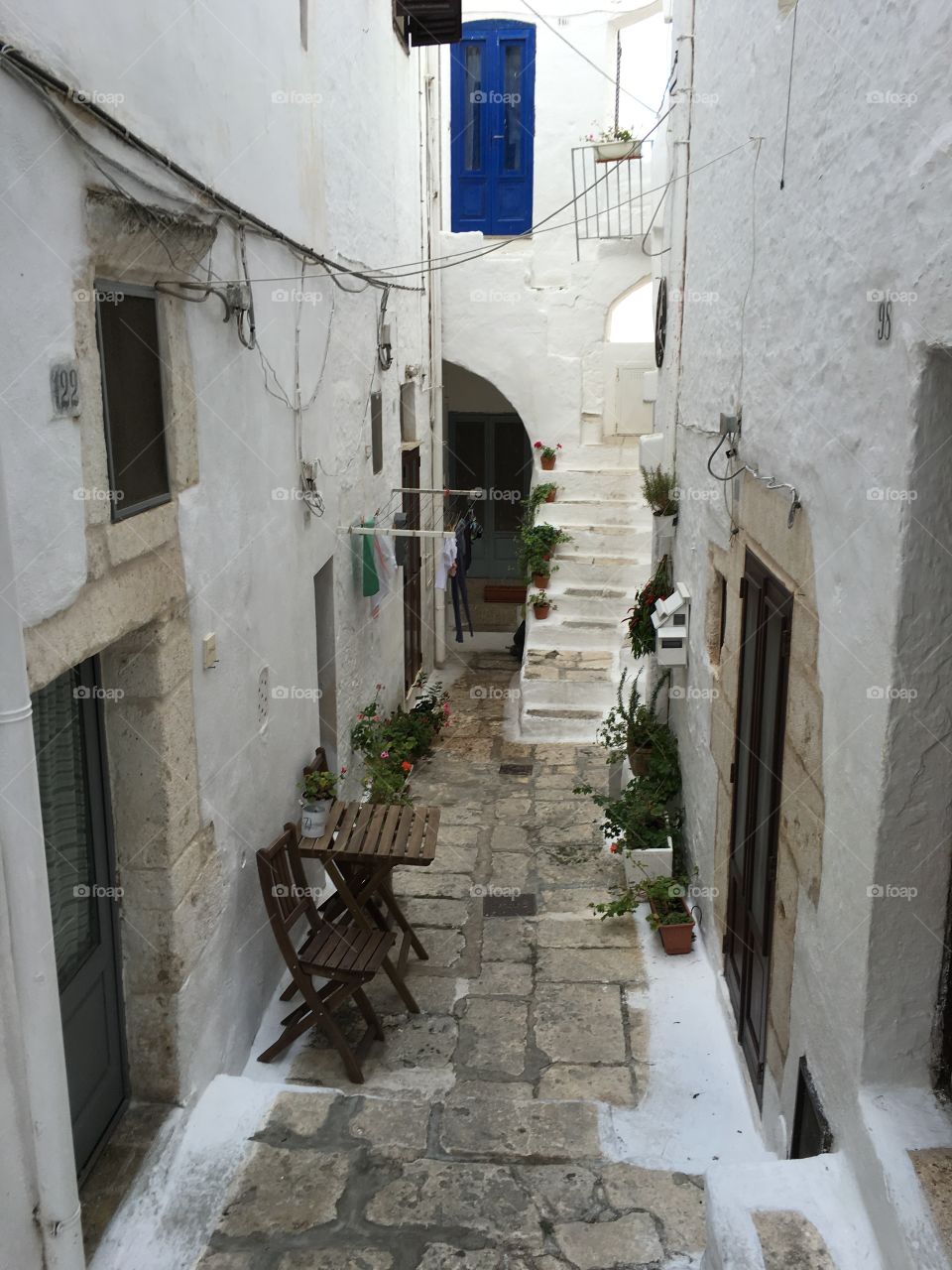 The white town, Puglia, Italy