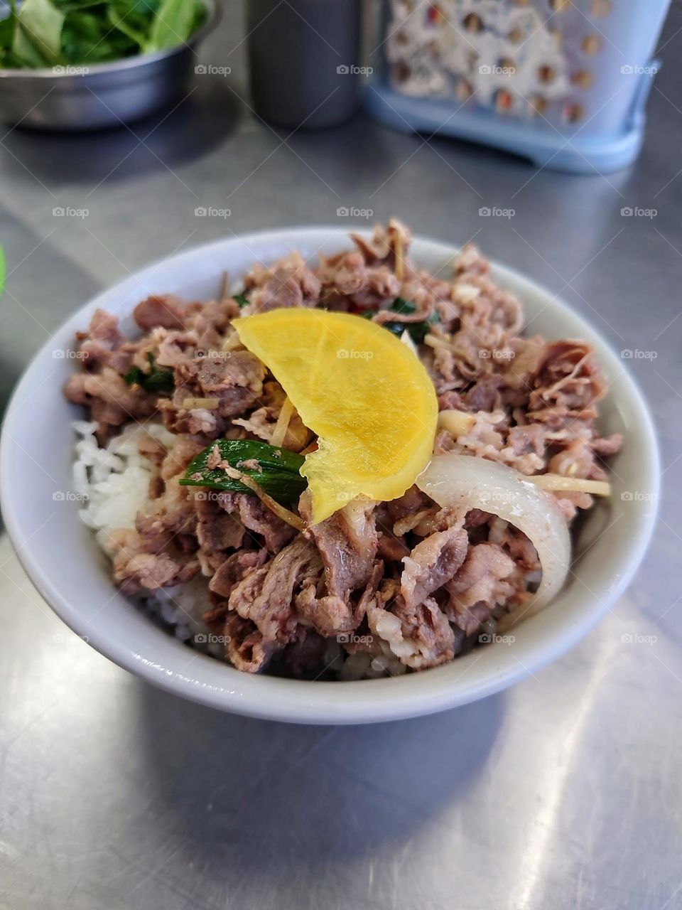 Delicious fried meat meals