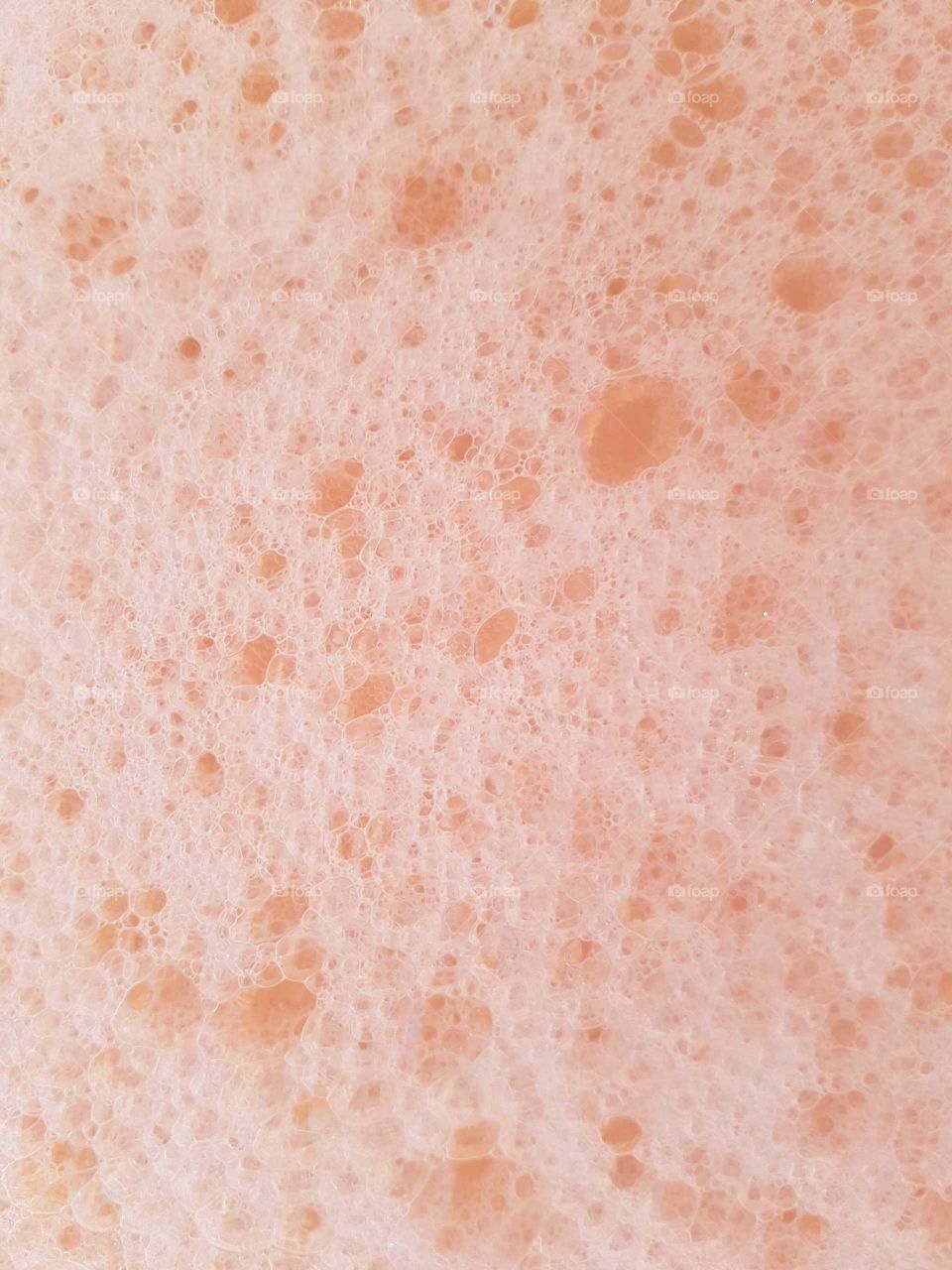 pink water with pink bubbles