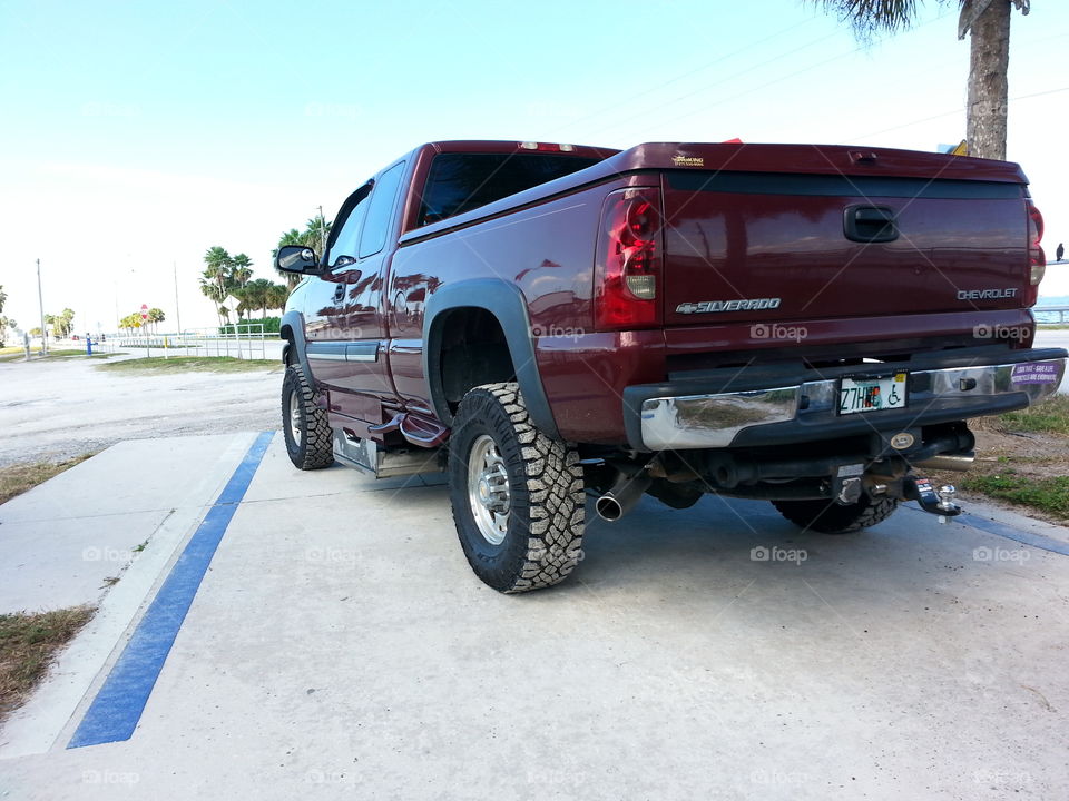 My Wheelchair accessible, 2003 Chevrolet Silverado 2500HD pickup with a 6.0L gas engine pushing 150,000 miles. Rolling on Goodyear Wrangler Duratrac tires with a dual stainless steel MBRP Performance Exhaust system.